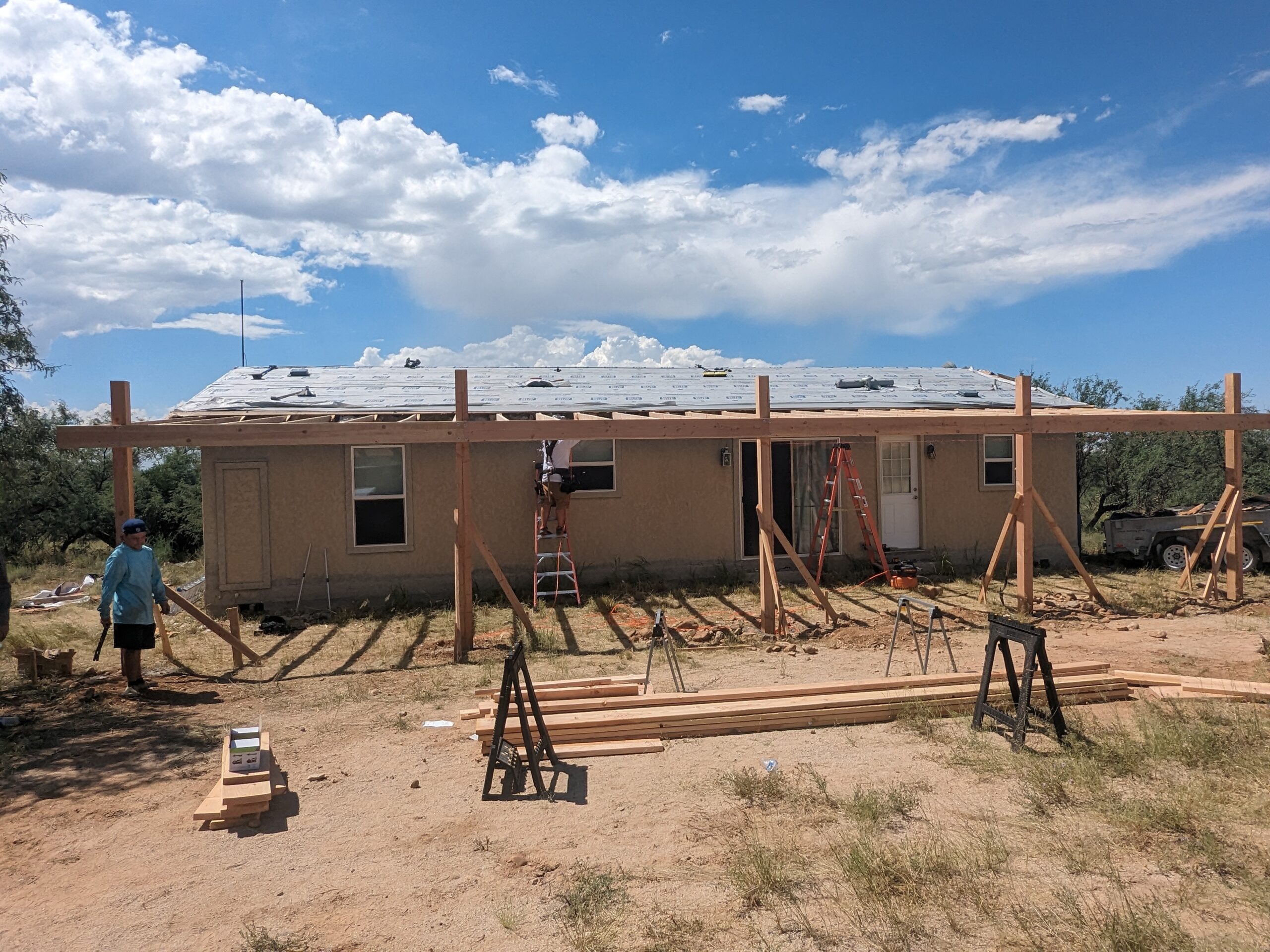 FNF Roofing job site