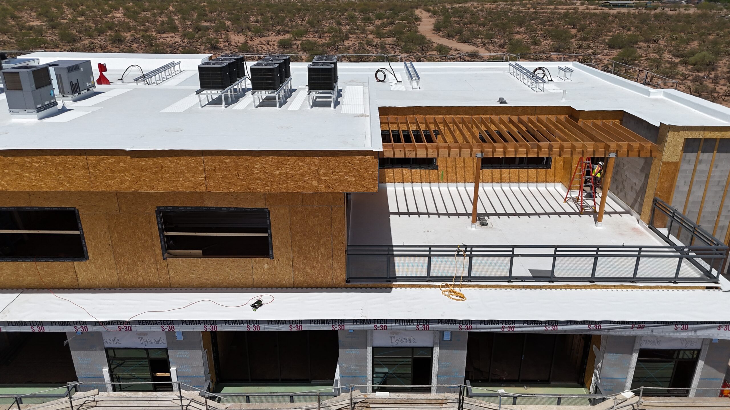 FNF Roofing commercial project
