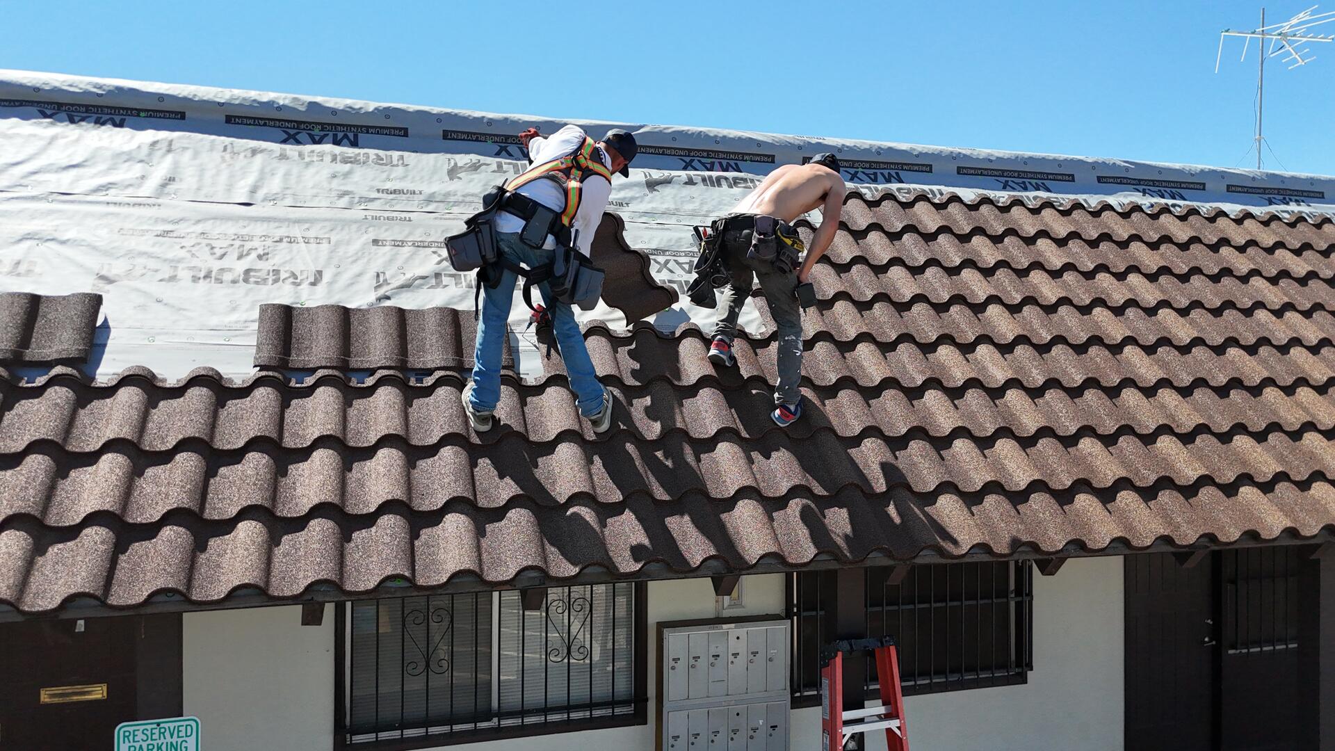 Arizona tile roofing project