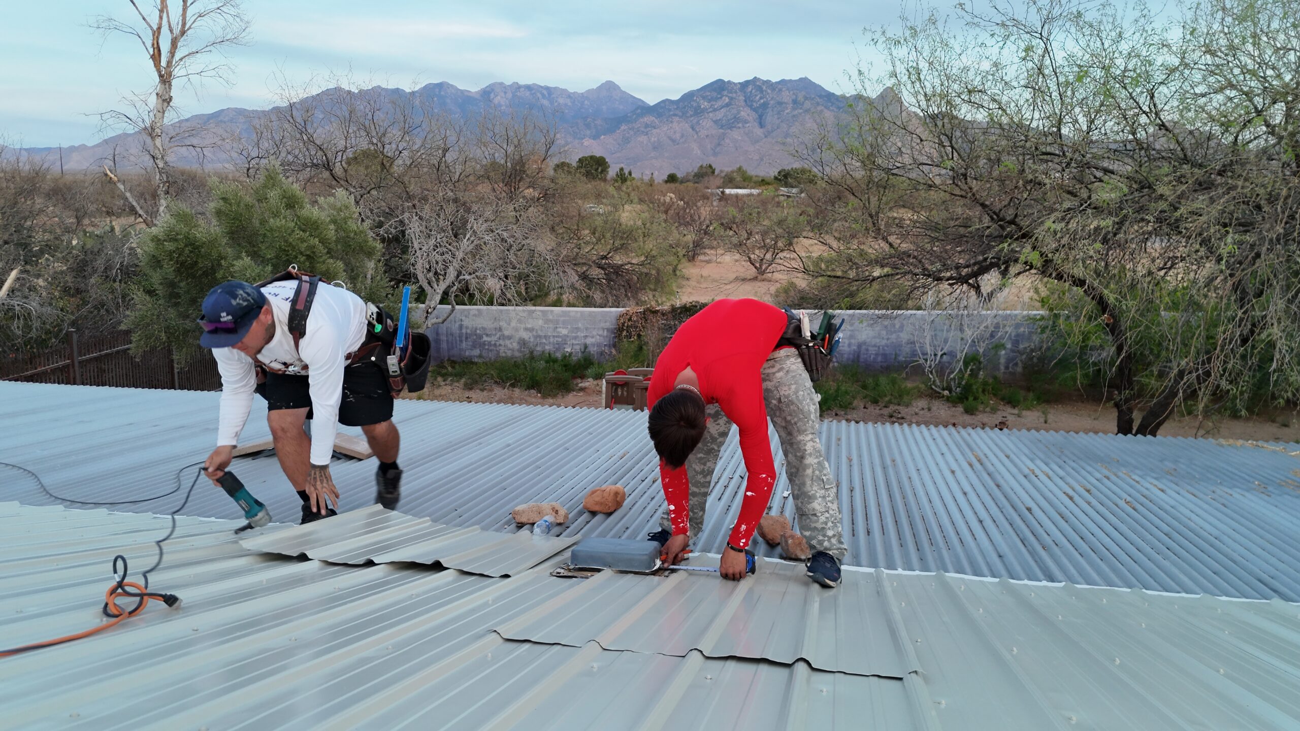 FNF Roofing aerial drone shot