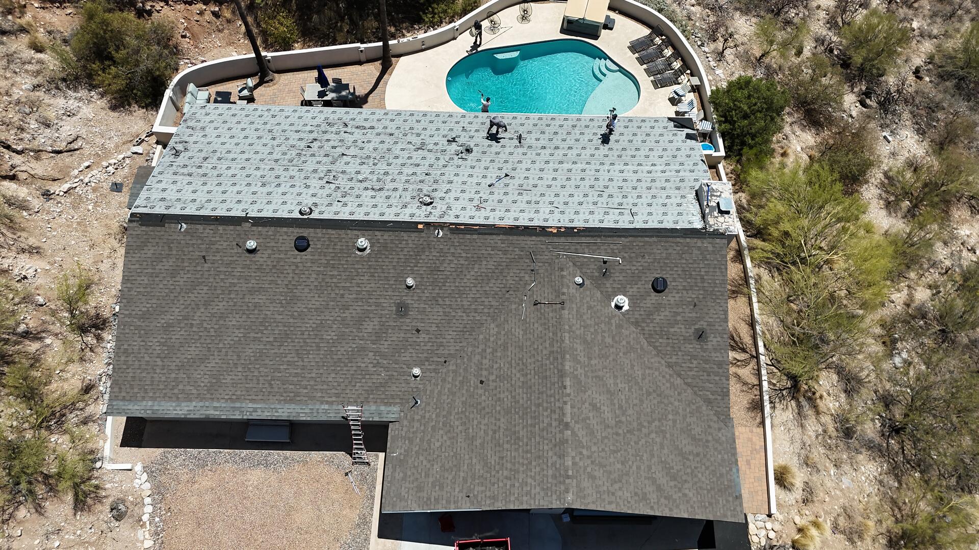 Scottsdale estate aerial view