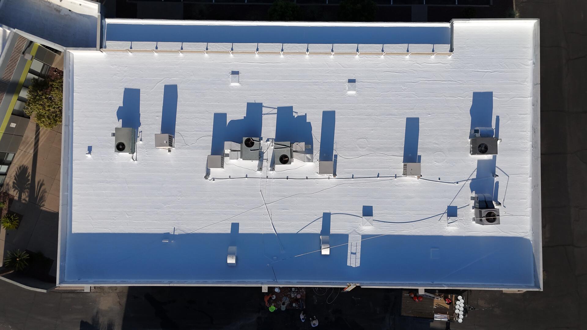 Roof coating crew Mesa