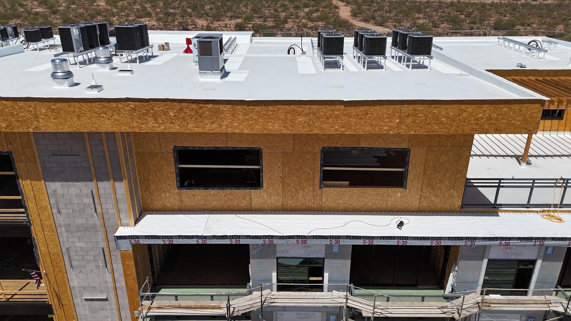 New construction multi-story commercial