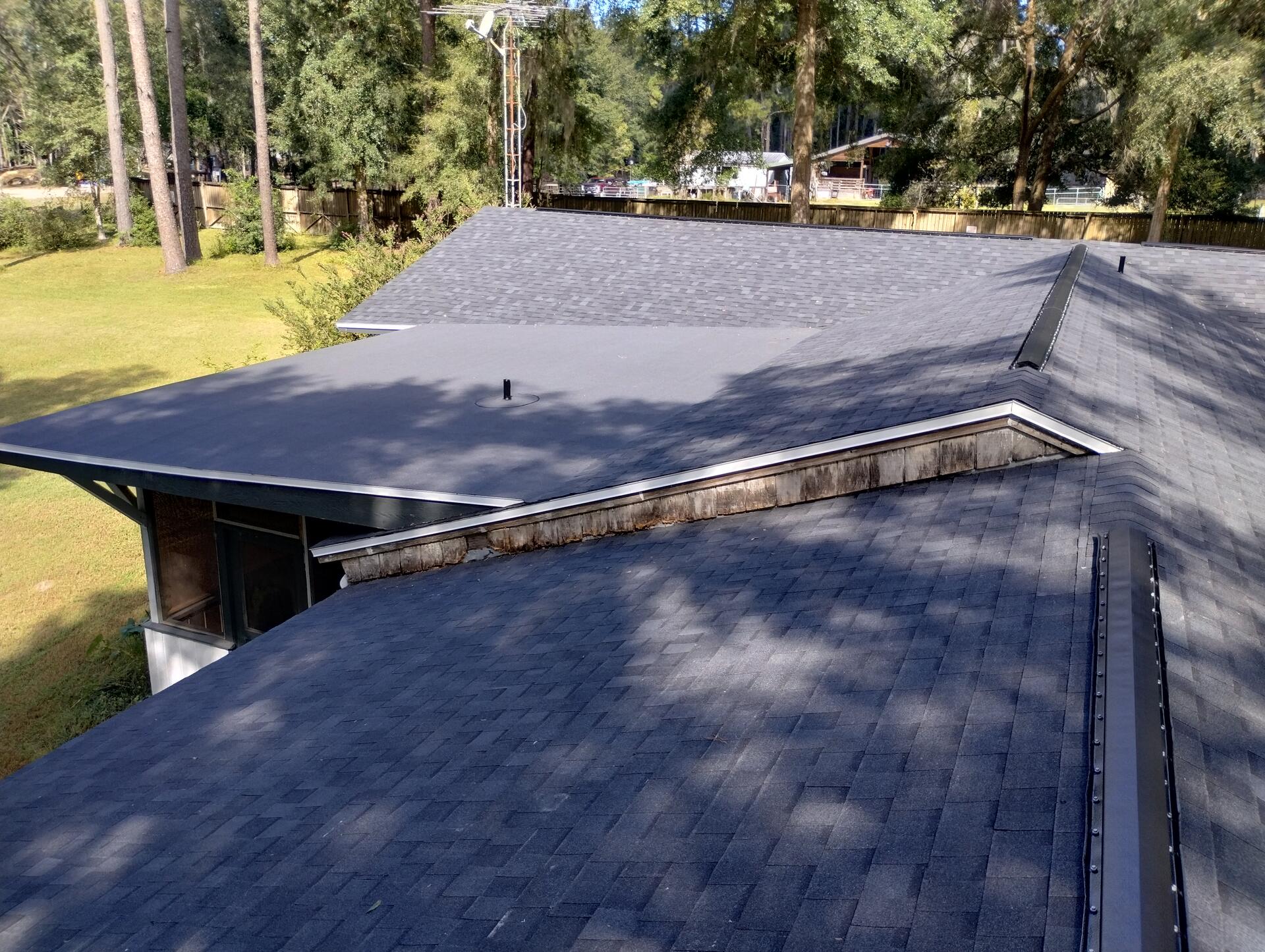 Charcoal architectural shingles