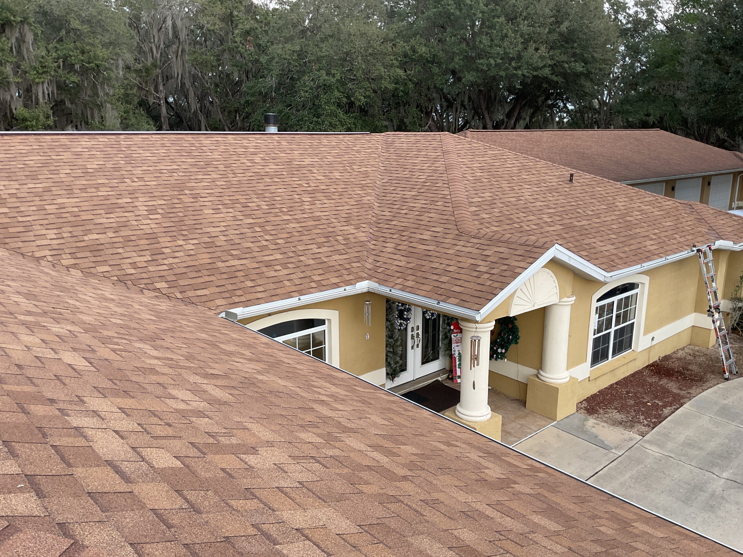 Residential roof installation