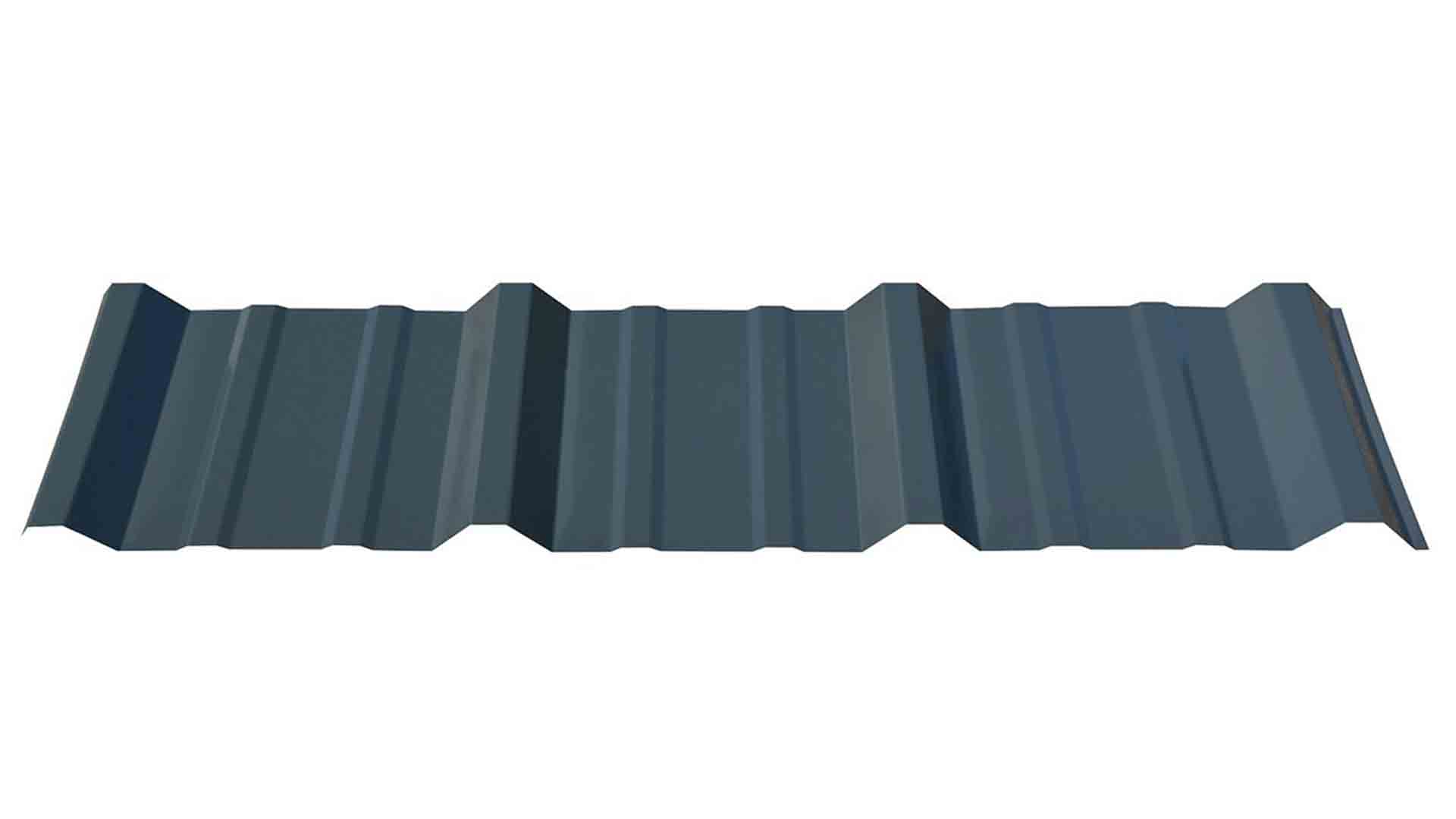 PBR R Panel Aluminum Siding Matte Black