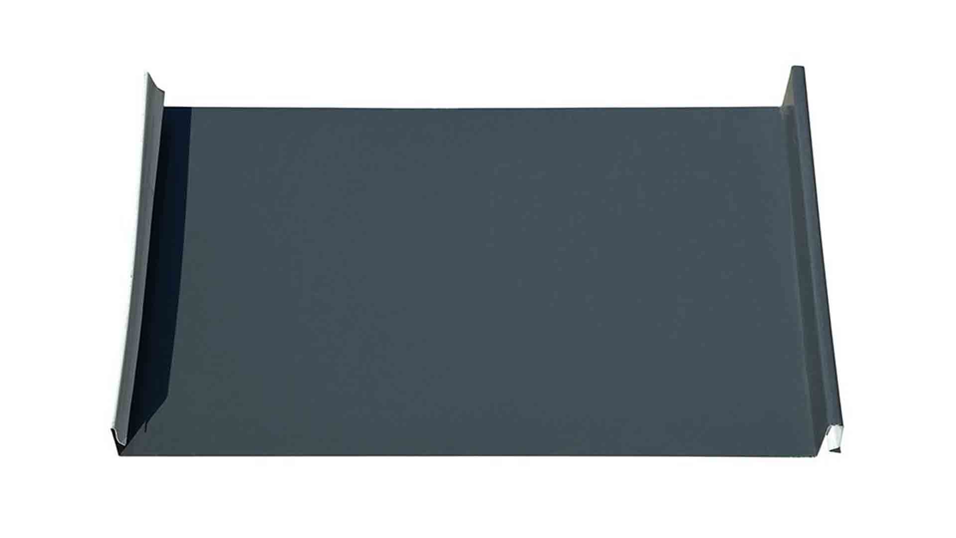 Western Lock Standing Seam Aluminum Siding Matte Black