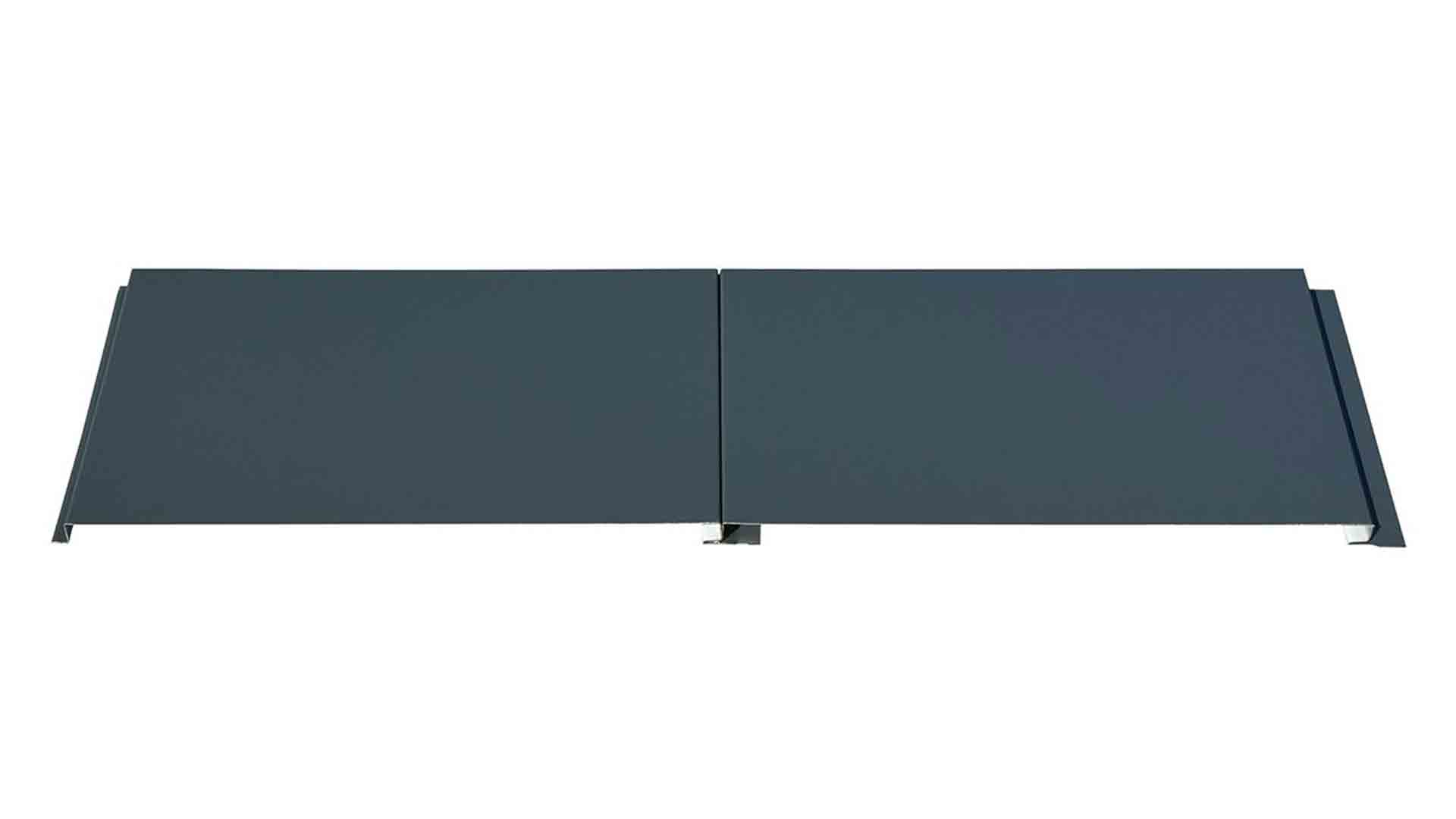T-Groove Aluminum Flush Wall Panel Matte Black